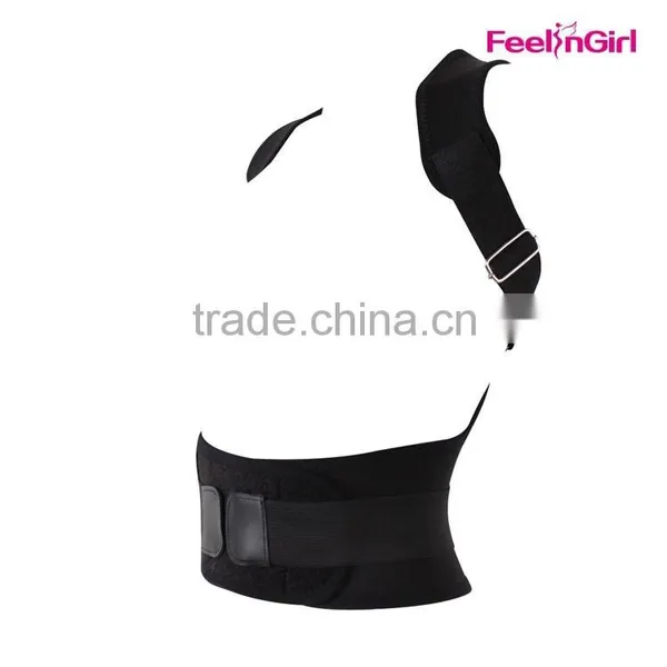 Fitness Black Adjustable Sport Waist Trimmer Vest Belt photo-2