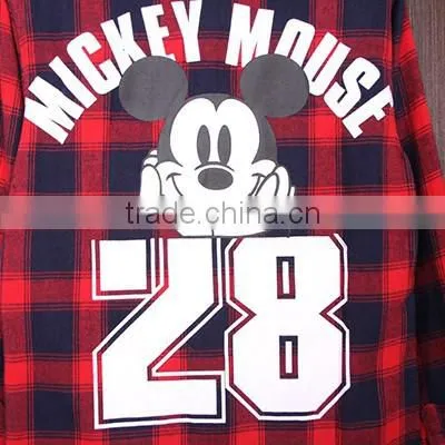 OEM 2015 New Product From China Factory,high Quality Women Fashion Plaid Shirt photo-4