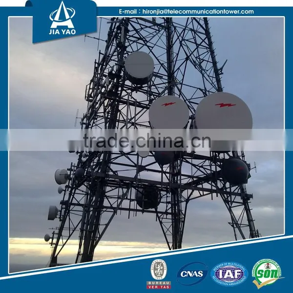 4-legged Angular Steel Microwave Communication Tower