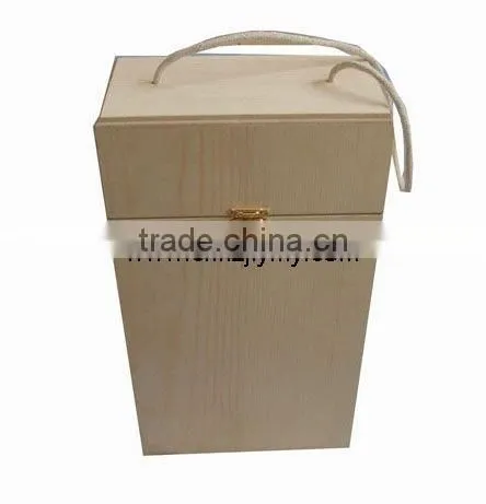 Pine Wood Wine Boxes