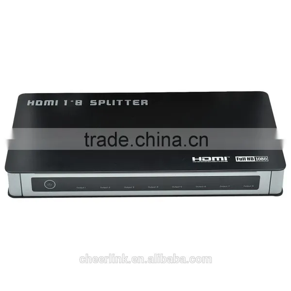 Hdmi V1.4 Hdmi Splitter 1x8/ Ultra hd 2160p (4k2k) /black photo-2