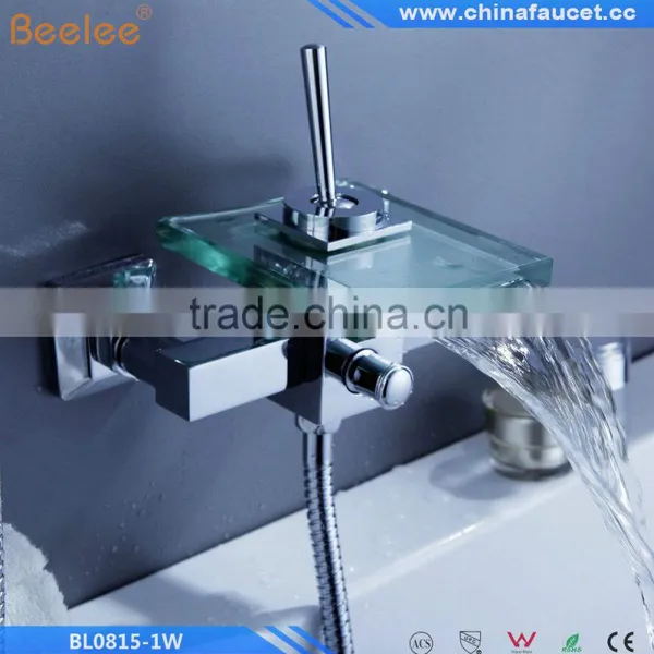 Beelee BL0815-1W Shower Faucet / Bathtub Faucet - Contemporary - Waterfall - Brass (Chrome) photo-5