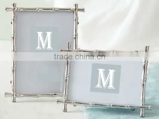 Metallic Bamboo Photo Frame