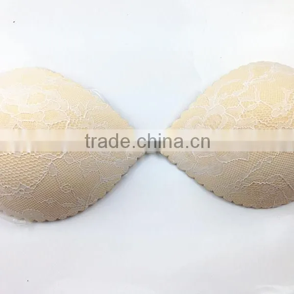 Latest New Backless Sponge Bra Sexy Ladyies Push Up Stylish Purple Lace Fabric Bra photo-2