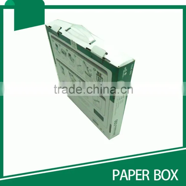 2015 PLASTIC HANDLE CARDBOARD CORRUGATED CARTON BOX EP835656 photo-3
