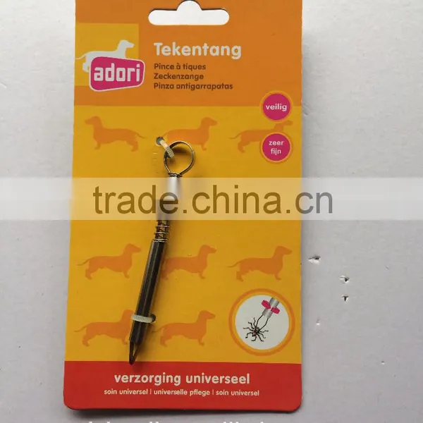 Groom Tweezers Pet Flea Dog Cat Eliminate Mite Tick Remover Acari Tool NEW photo-2
