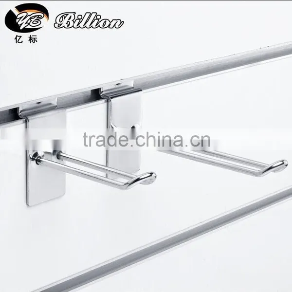 Silver Slatwall Display Euro Hooks for Supermarket photo-5