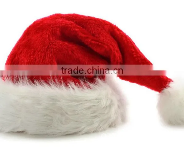 Woollen Plush Santa Hat High Quality Christmas Decorating Christmas Hat photo-3