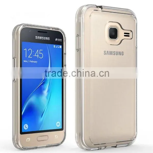 Samco Scratch-Resistant Slim Clear Shock Absorbing for Samsung Galaxy J1 Mini Armor Case photo-2