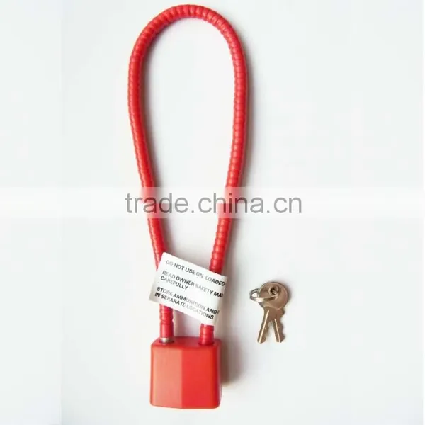 8.5"-15" Safety Cable Gun Padlock Lock photo-2