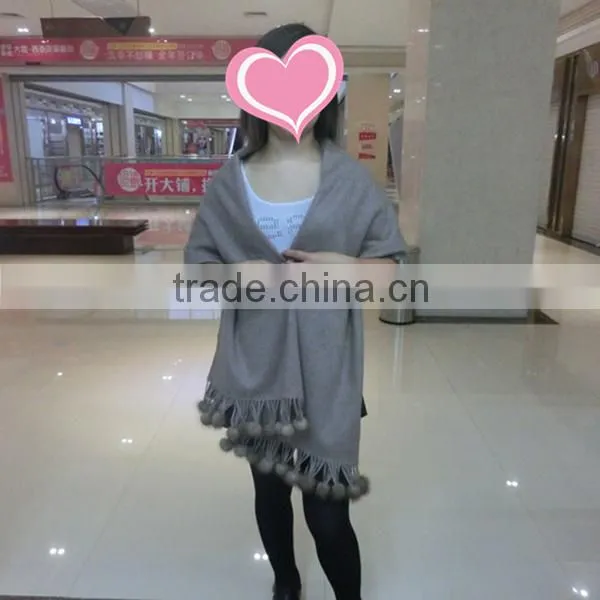 Genuine Cashmere Scarf For Women / 100% Real Cashmere Lady Goat Fur Shawl photo-4