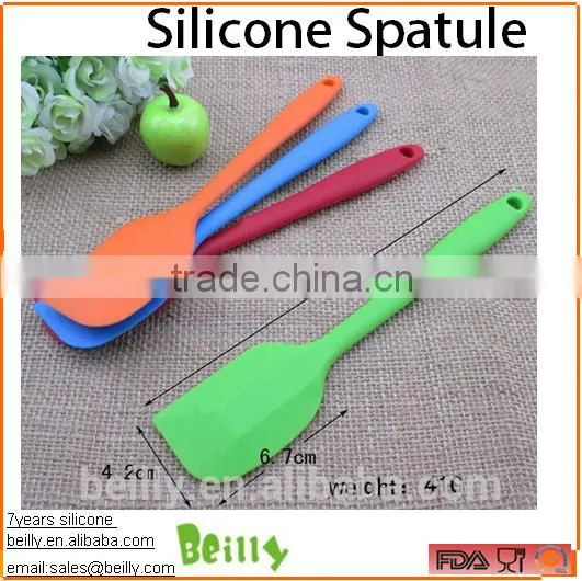 Cookware Baking Cake Mixing Heat Resistant Set Silicone Kitchen Spatula Scraper photo-4
