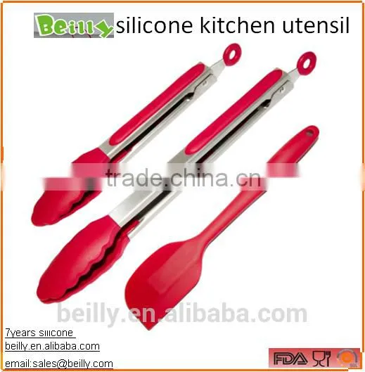 Steel Lifting Tongs,plastic Kitchen Tongs,silicone Scissor Tongs photo-2