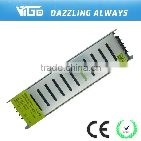 Indoor Led Powersupply Aluminum AC Adaptor 12v Led Driver 100w