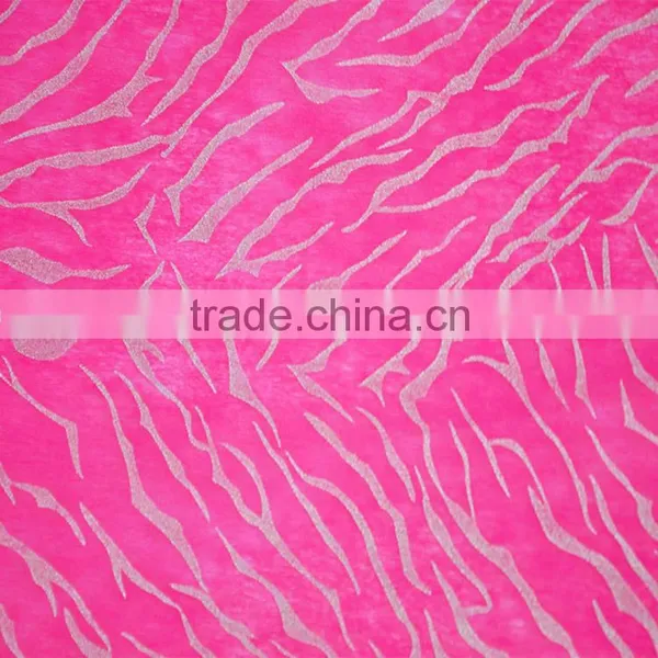 Thin Stripe-shaped Glitter Printed Nonwoven Fabric Felt photo-2