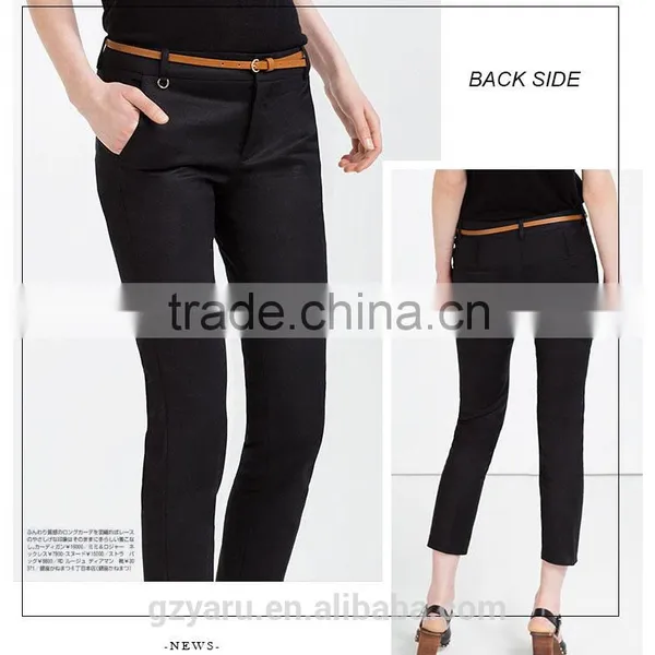 Tech-A Occupation Commute Show Thin Suit Pants Skinny All-match for Ladies Pants photo-3