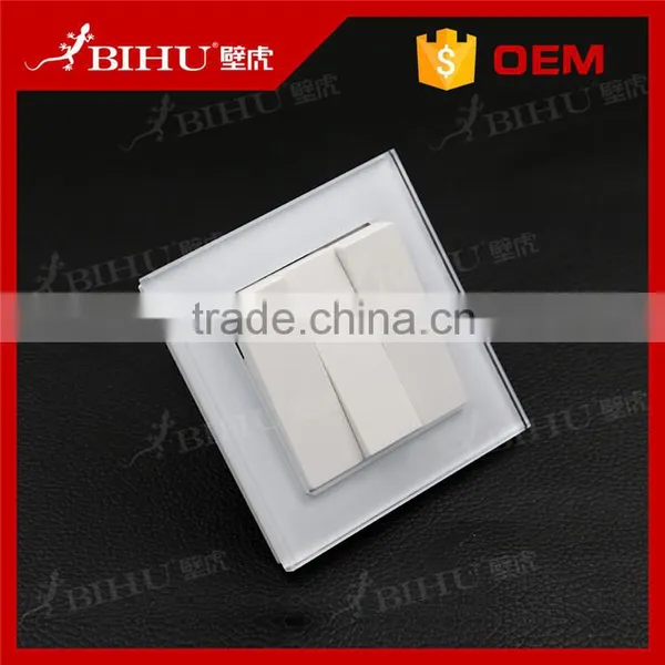 China factory price EU standard touch glass wall switch for home
