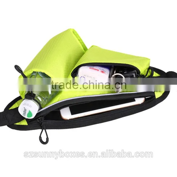 Nylon Mesh Back Water Bottle Holder Hiking Riding Messenger Belt Running Waist Pack photo-5
