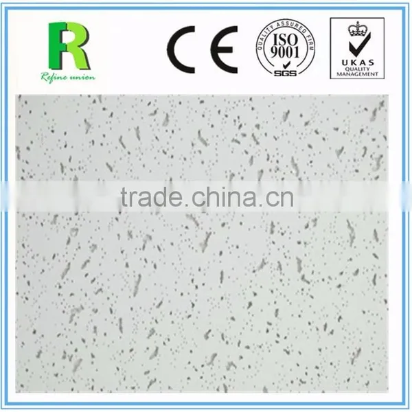High Quality Environment Protection Acoustic Mineral Fiber Ceiling Board photo-4