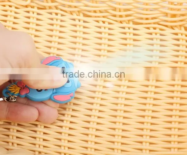 New Design Rubber Keychain / Rubber Led Lamp Keychain photo-4