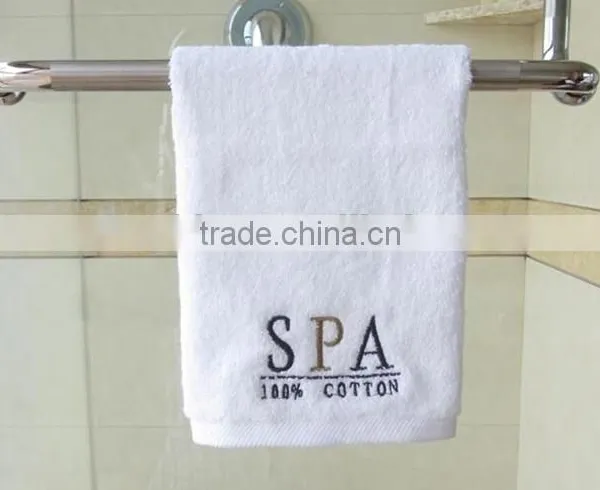 100% Cotton Wholesale Satin Board With Gold Embroidery Cotton Face Towel photo-4