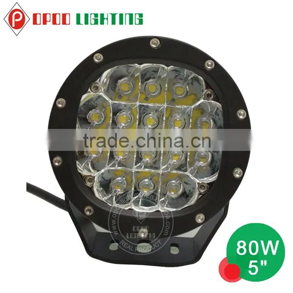 China Supplier 5 Inch Tractor 80w Led Work Light photo-2