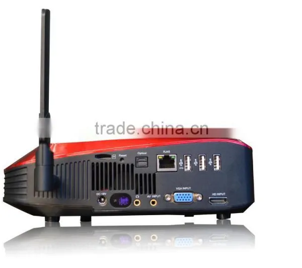 Cloudnetgo Projector With Bluetooth Cre Projector in Kodi and Skype 4k Projector Support 3d photo-3