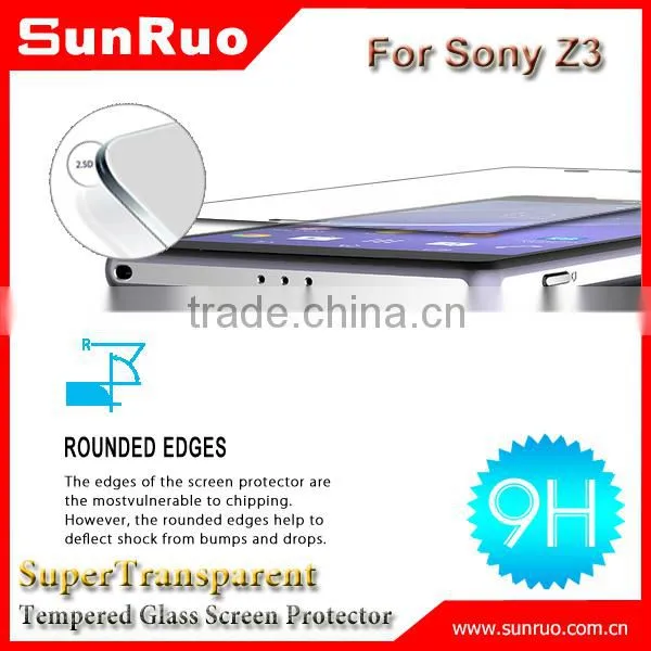 Online Mobile Screen Guard for Sony z3 Tempered Screen Guard photo-2