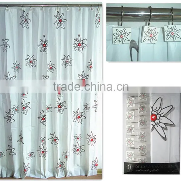 Eco-friendly and Rainbowl Bath PEVA Shower Curtain photo-6