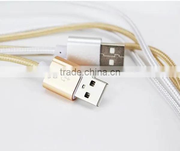 Nylon Braided Usb Cable Data Charging Universal USB 3.0 Braided Cable For Type-c Nylon Line and Metal Plug USB photo-3