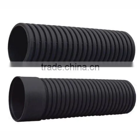 Municipal Sewage Pipe HDPE Double-wall Corrugated Pipe photo-3