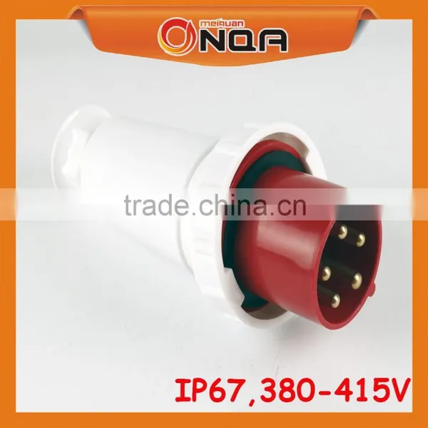 MQ-035 Male Electrical Industrial Plug&Socket 4p 3p+e IP67 63 Amp photo-2