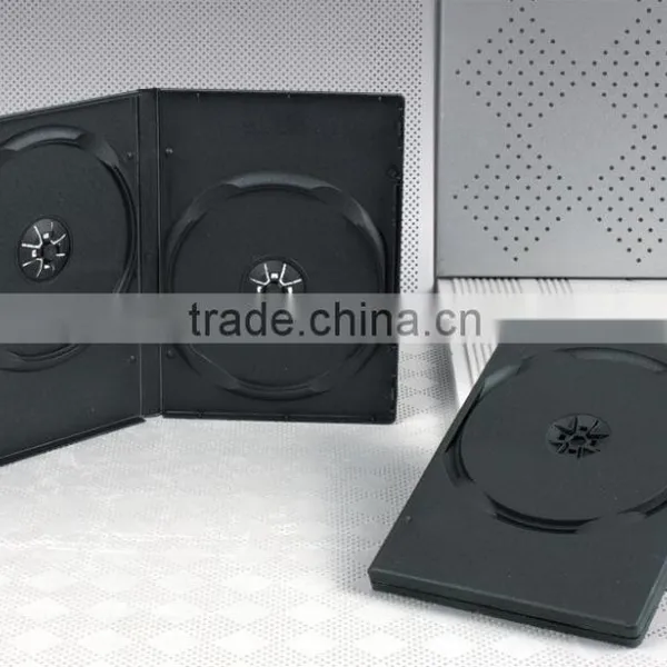 Wholesale 14MM Double Plastic Black Long DVD Case photo-2