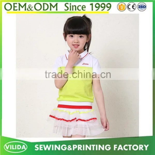 Hot Sale Summer High Quality Kindergarten Uniform New Designs Primary School Uniform photo-3