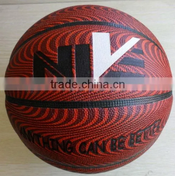 (PU,PVC,rubber) Basketball Official Size 5 Good Quality photo-4