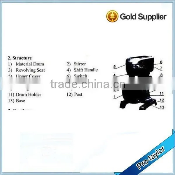 Multifunctional 10L Stand Type Stainless Steel Food Kitchen Mixer photo-4