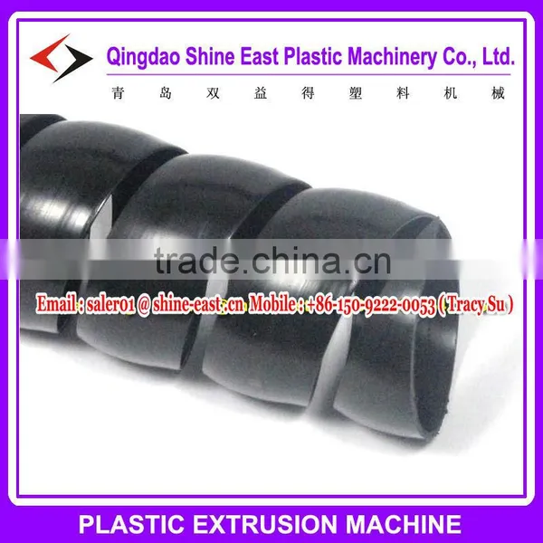 Plastic PP PE Electric Cable Protection Tube Machine photo-5