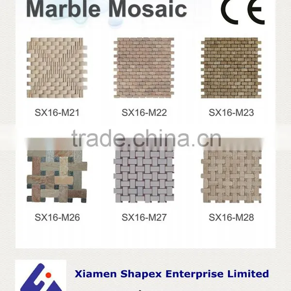Mix Color Marble Mosaic Tile for Sale photo-3