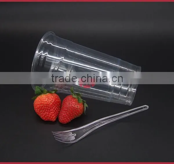 Beverage Cups for Cold Drink Plastic PET Disposable Cups 24oz photo-3