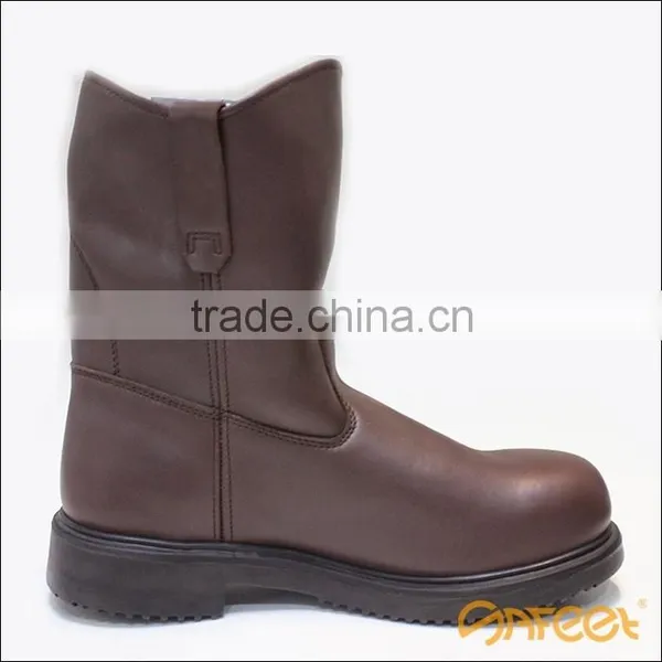 Steel Toe Cap Long Fields Shoes, Latest Safety Boots, Laceless Safety Boot With ce Certificate SA-3305 photo-2