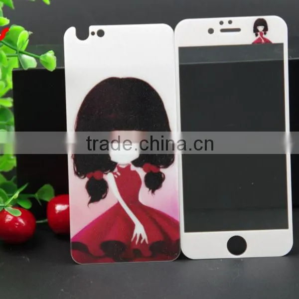 9H 3D Full Cover Mobile Phone Screen Protector Color Tempered Glass Screen Protector for Iphone 6 photo-4