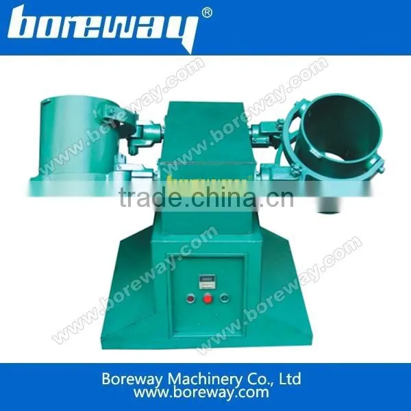 Double barrel three dimension mixer for mixing solid powder