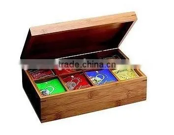 Hot!!! Customized Made-in-China Wood Tea Box (ZDW13-T028) photo-6