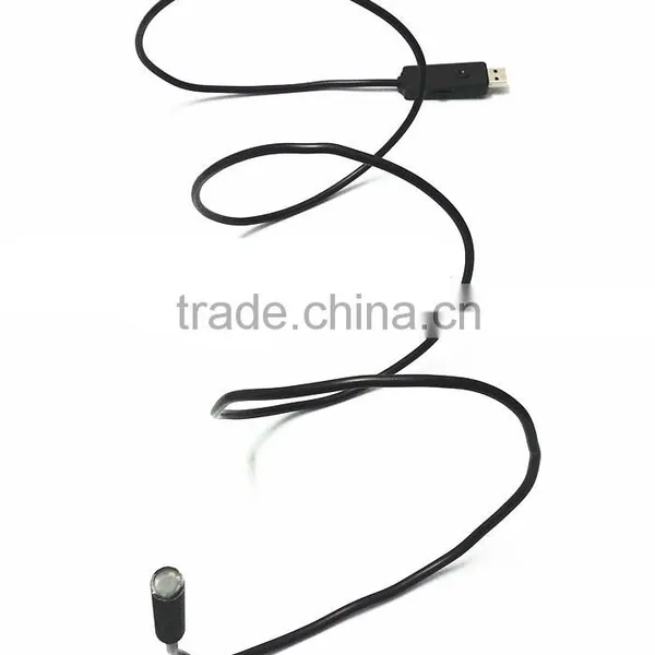 USB 4leds 10mm Digital Hard-wire Waterproof Inspection Camera Endoscope Gooseneck 2M