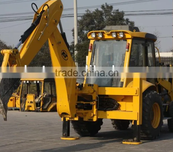 KAT sideshift backhoe loader