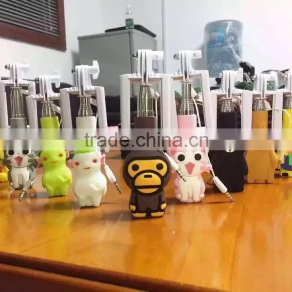 2015 New Popular Mini 3 Selfie Stick Wired Monopod photo-6