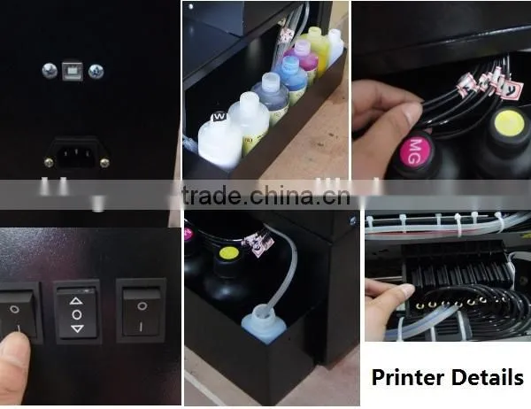 A3 Size UV Flatbed 3d Metal Printer for Sale photo-2