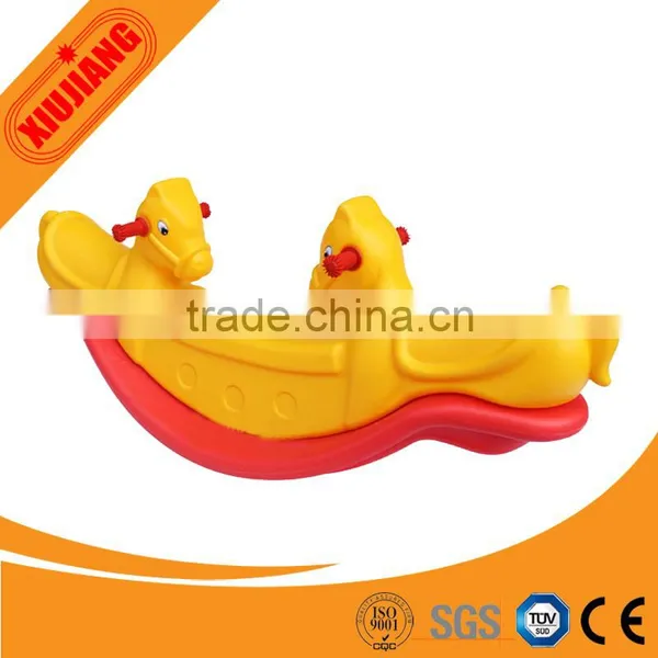 Indoor Outdoor Playground Kids Play Zone Plastic Rocking Horse photo-6