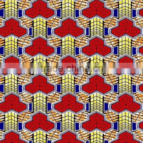 HOT SALE!!!wholesale China Factory 100% Cotton African Wax Printed Fabric photo-5