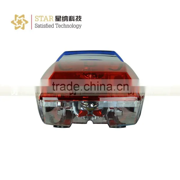 Police Led Warning Red and Blue Rotating Lightbar With Speaker photo-6